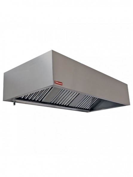 Wall cooker hood 3 labyrinth filtres 500x500 mm