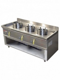 Wok-fornuis 3 branders