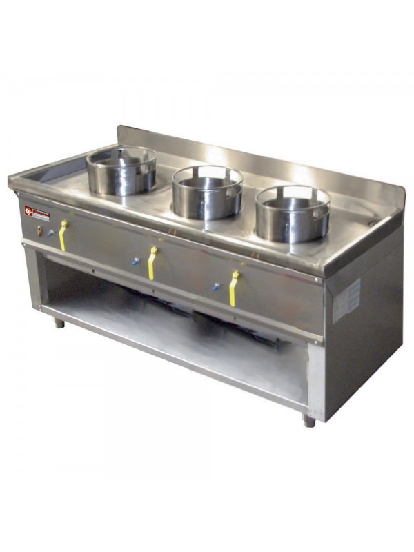 Wok-fornuis 3 branders