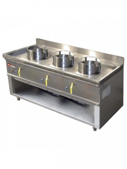 Wok-fornuis 3 branders
