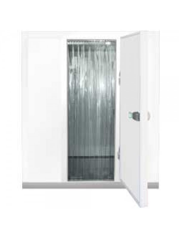 Gordijn met strips voor deur (700mm) Minicold