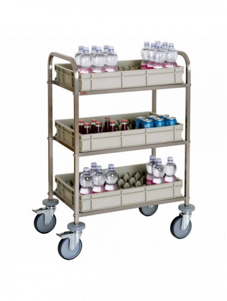 Carriage for minibars filling