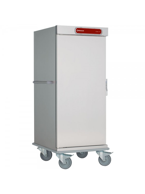 Chariot neutre isolé pour repas, 20 GN 2/1