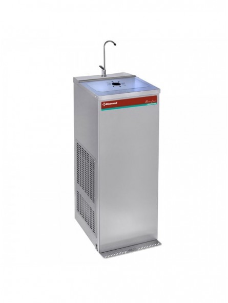 Pedal fountain, stainless steel, 35 Lit/h