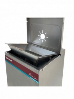 Pedal fountain, stainless steel, 35 Lit/h