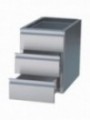 Bloc 3 tiroirs GN 1/1 (table prof. 700 mm)