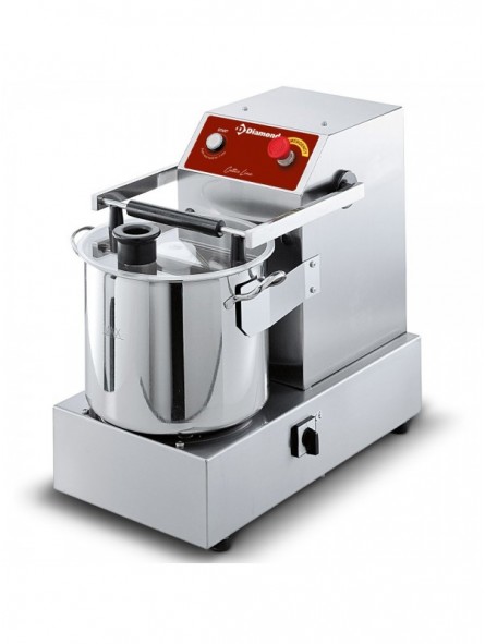 Stainless steel cutter, 15 liters, table model, 2 speeds