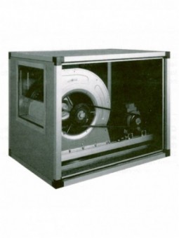 Centrifugale ventilator met omkasting , riemgedreven, 2 snelheden, 3500 m³/u