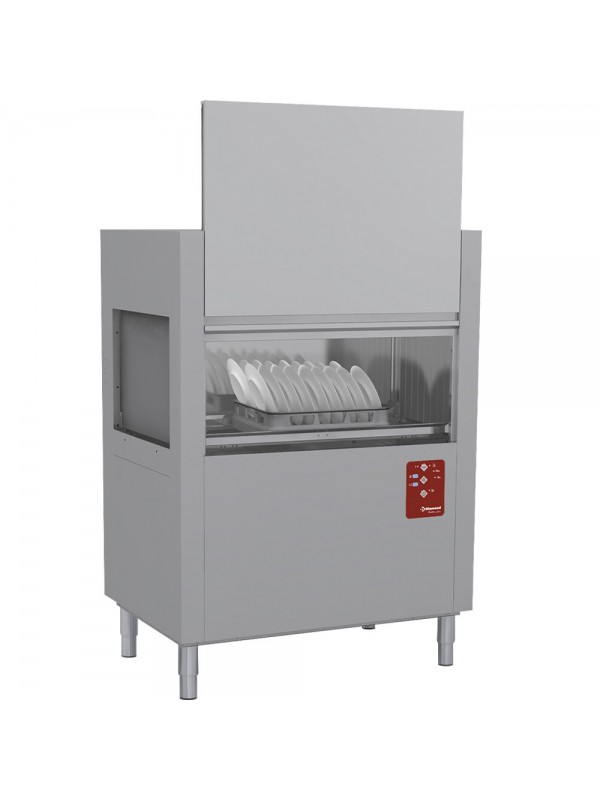 Dishwasher with traction drawn baskets 120Bas/H
