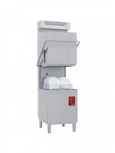 Hood dishwasher, basket 500x500 mm, Softener continuously + condenser-recuperator of the steam