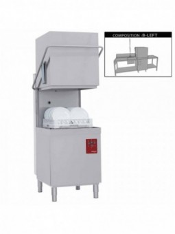 Hood dishwasher complete, consisting of :