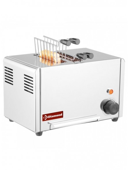 Elektrische toaster (croque-monsieur), 2 tangen - Roestvrij staal.