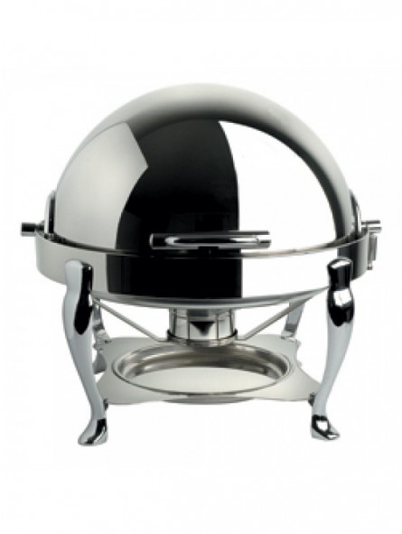 Stainless steel "rounded" stove, "roll-top" lid, GN 1/1-65 mm