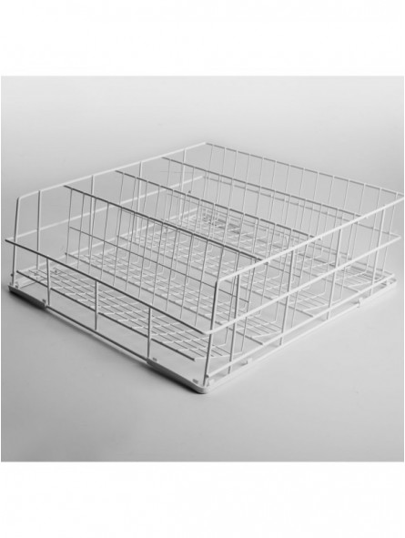 Panier verres Ø 80 mm, 500x500 mm Rilsan