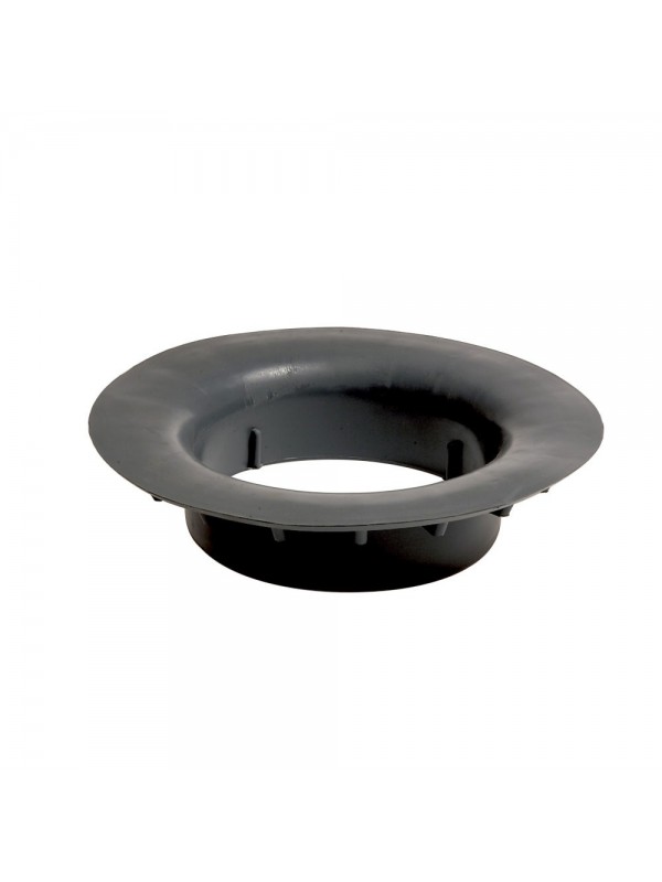Complementary rubber frange for waste bin