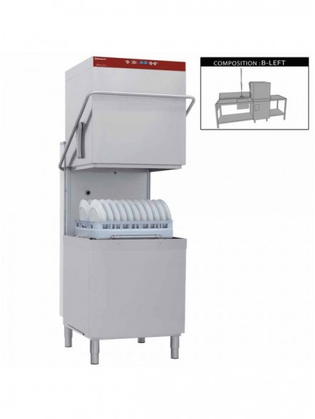 Hood dishwasher complete, consisting of :