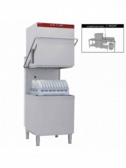 Hood dishwasher complete, consisting of :