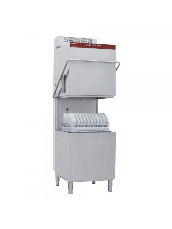 Kapvaatwasser & pottenwasser, mand 600x500 mm + waterverzachter in continu + damp condensor-recuperator "Full Hygiene"