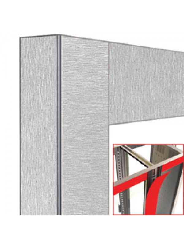 Deco junction 2x216Lt. Satin steel- magnetic