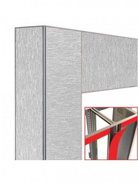 Deco junction 2x216Lt. Satin steel- magnetic
