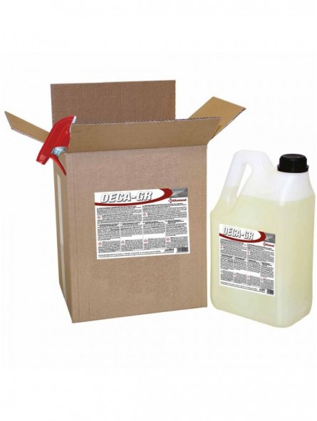 Produit décarboniseur et degraisseur pour fours, grills, plaques de cuisson - 2 BD. x 5 LT/6,25 KG + PULV.    (+ Pulvérisateur)