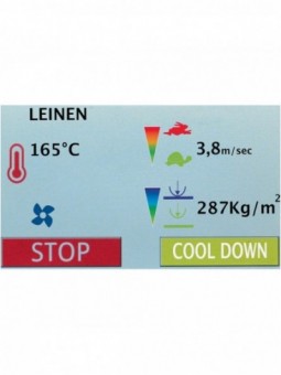 Ironer, roll (Cov. Nomex) 1500 mm Ø 250 mm TOUCH SCREEN