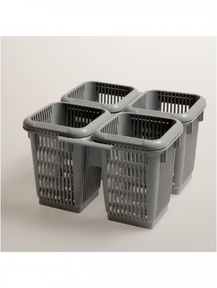 4 cutlery "compartments" in polypropylene