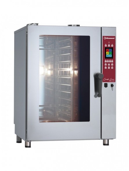 Four gaz TOUCH SCREEN vapeur/convection, 11x GN 1/1 - AUTO-CLEANING