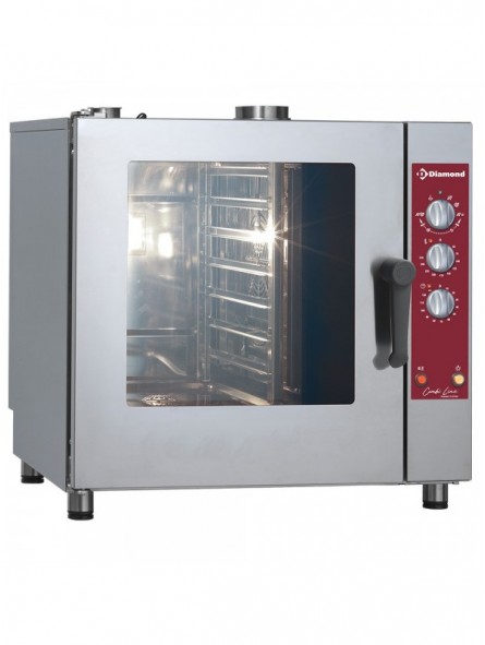 Gas oven steam/convection, 7x GN 1/1