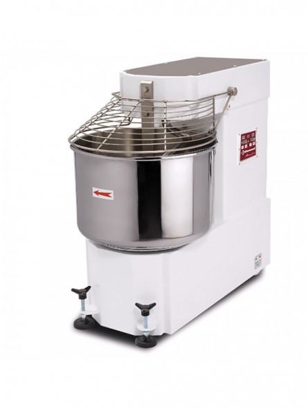 Spiral mixer 85 liters, 2 speeds, - Automatic, digital, 2 wheels and 2 cylinders