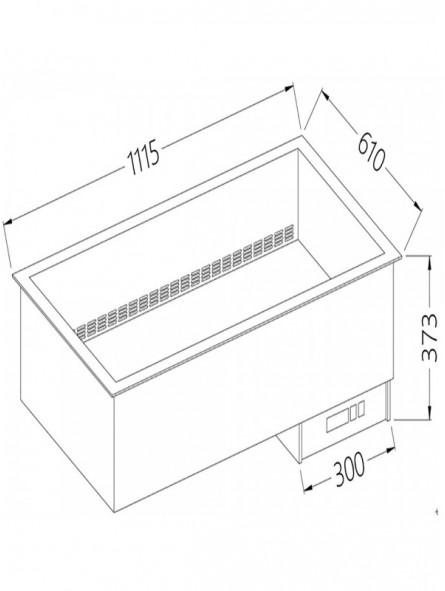 Element bain-marie 3 GN 1/1 - dried up - ventilated