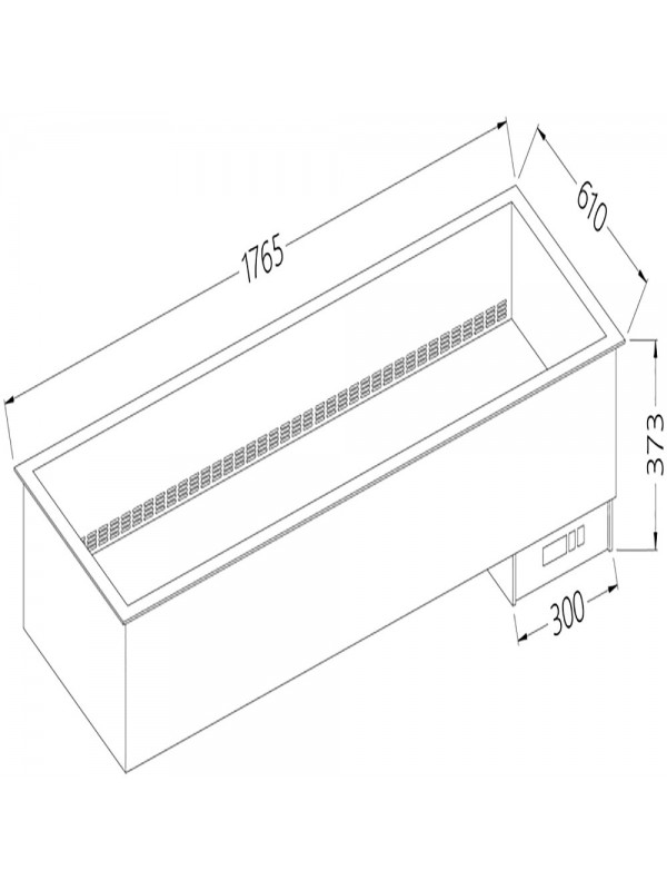 Element bain-marie 5x GN 1/1 - dried up - ventilated