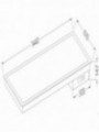 Vitroceramic element white 4x GN 1/1