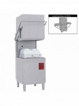 Vaatwasser met kap compleet, samengesteld uit :