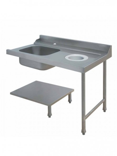 Right hand side pre-wash table (all models)