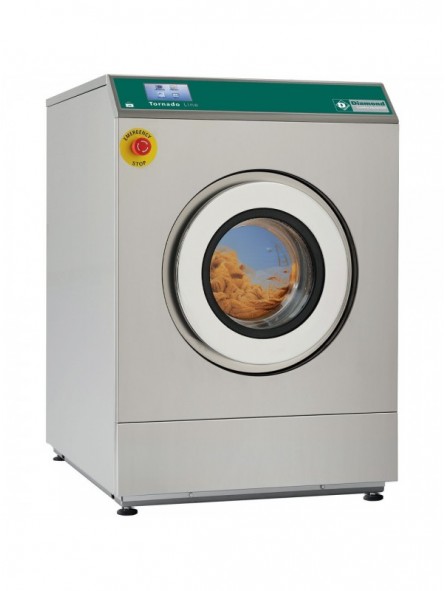 Wasmachine met super centrifuge 8 kg in R.V.S.