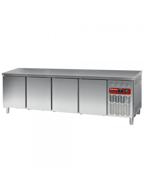 Gekoelde werktafel, geventileerd, 4 deuren EN 600x400 (760 L)