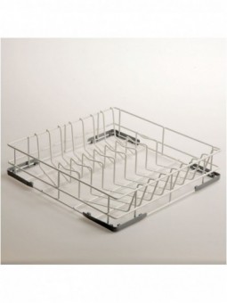 Panier pour 14 assiettes en acier rilsanisé