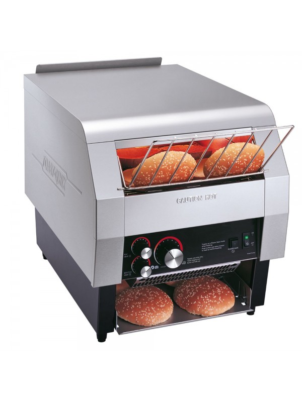 Toaster with horizontal conveyor-belt, 800 toasts an hour