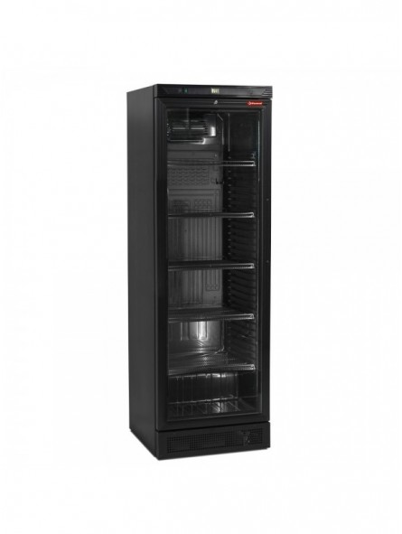 Ventilated display unit positive T°, 380 Lit, black