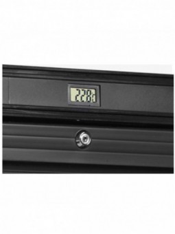 Ventilated display unit positive T°, 380 Lit, black