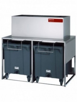 Bacs de stockage avec chariots de 2x 108 kg