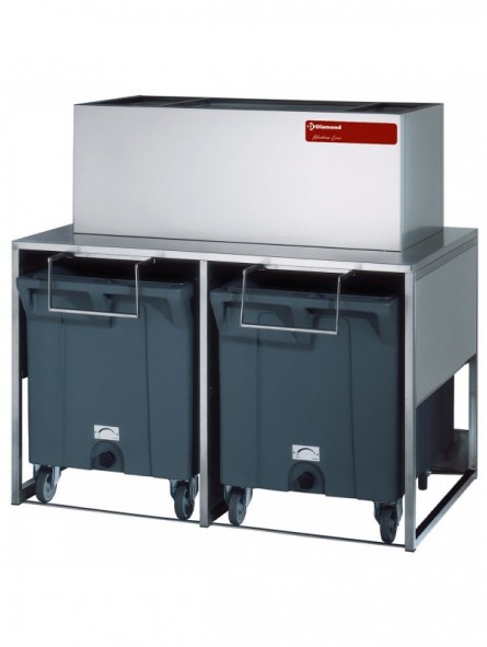 Storage baskets + trolleys 2x 108 kg