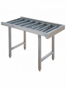 Transportband met rollen (rollen in PVC)