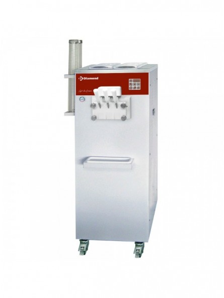 Machine Soft Ice Cream, 2 parfums + panaché, 22.5 Kg/h, condenseur air