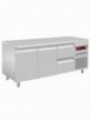 Refrigerating table composed of :