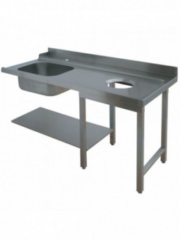 Right pre-wash entry table