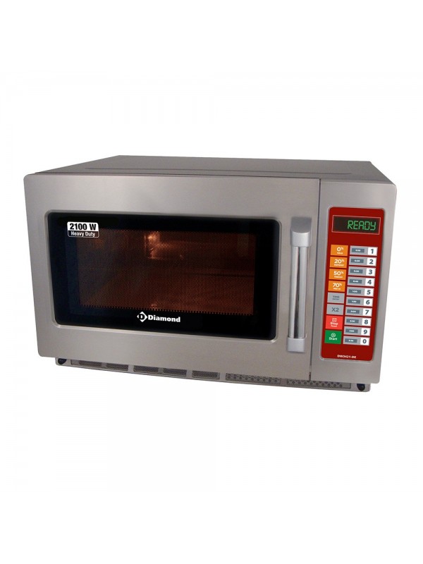 Four micro-ondes en inox (GN 2/3),2100 W. (34 Lt), digital