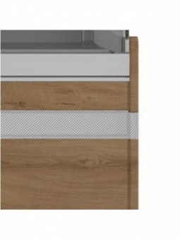 Standard configuration: Wooden pediment - MEDIUM WOOD