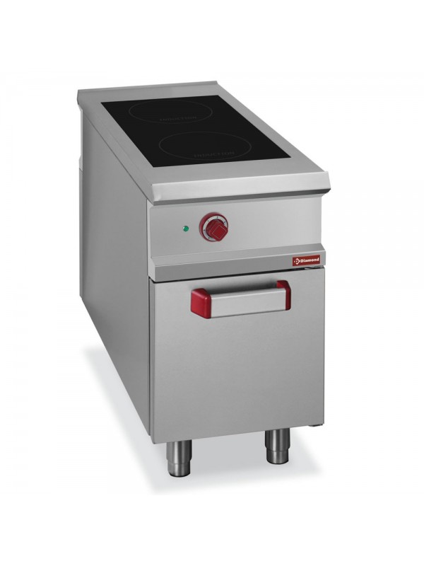 Electric stoves 2 induction hearths, cupboard - PASS-THROUGH